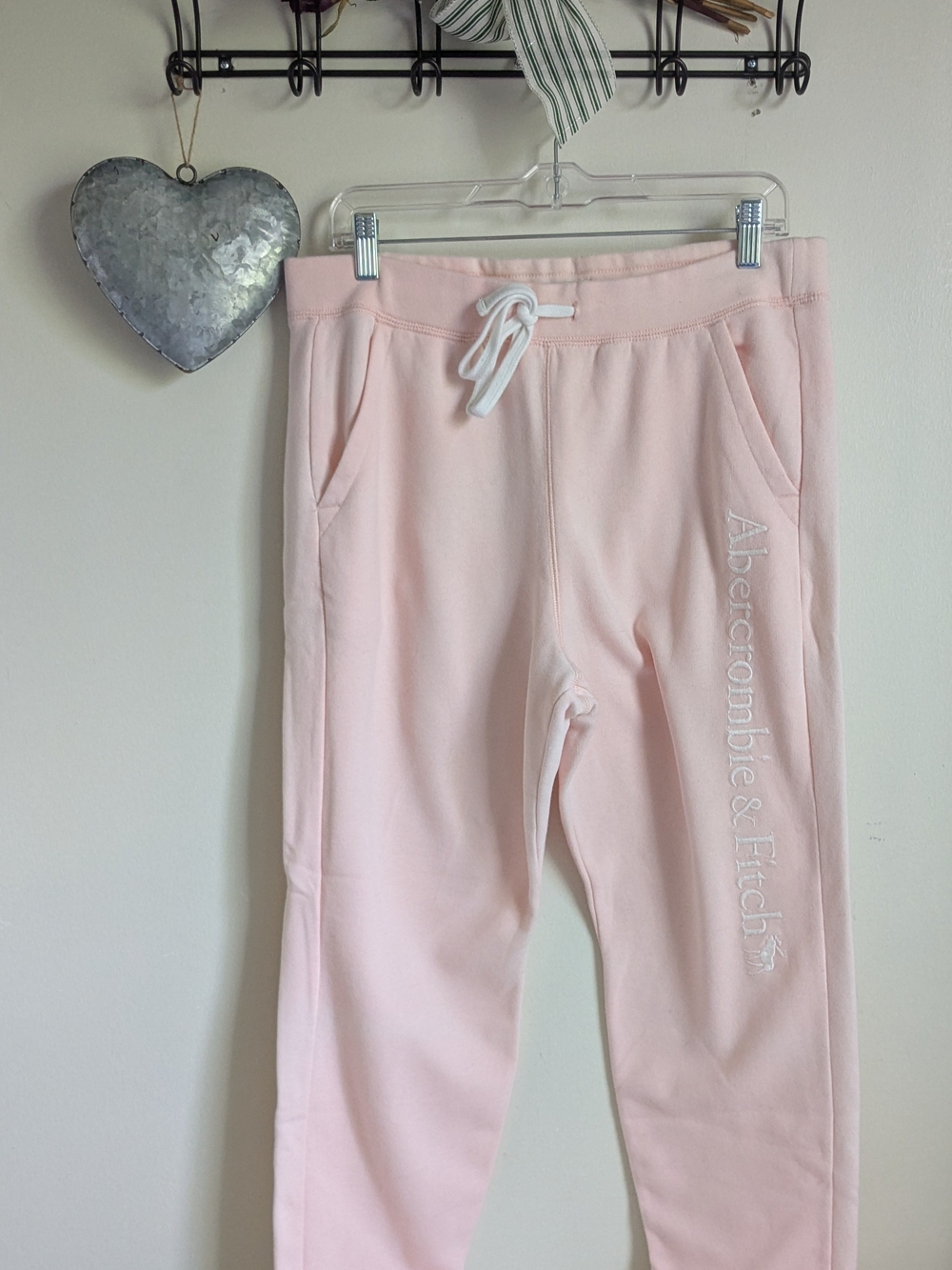 Abercrombie & Fitch Pale Pink Kids Jogger Pants